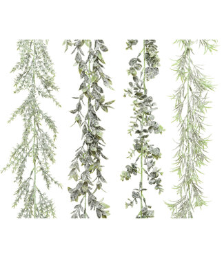 Guirlande de verdure enneigée (4 ass.) Guirlande de verdure enneigée (4 ass.)