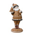 Père-Noël pain d'épices tenant un biscuit 10 po