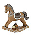 Cheval à bascule pain d'épices 7,5 po