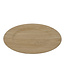 Assiette effet bois naturel 13 po