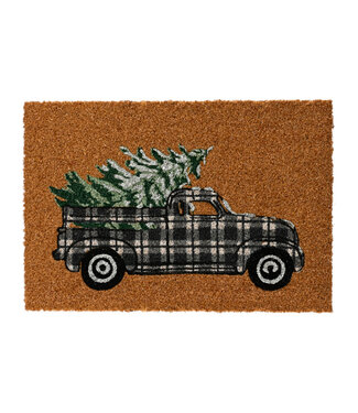 Tapis de coco voiture carreauté 23,5 po