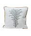 Coussin blanc sapin de Noel