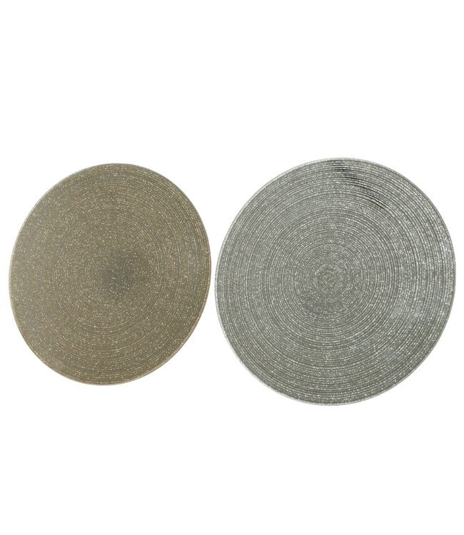 Miroir rond ligné 4 po (2 ass.)