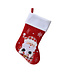 Bas de Noël rouge père Noël 15,5 po