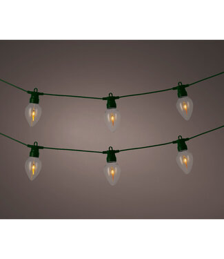 Guirlande de 8 lumières effet flamme