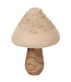 Champignon en bois crème 5 po