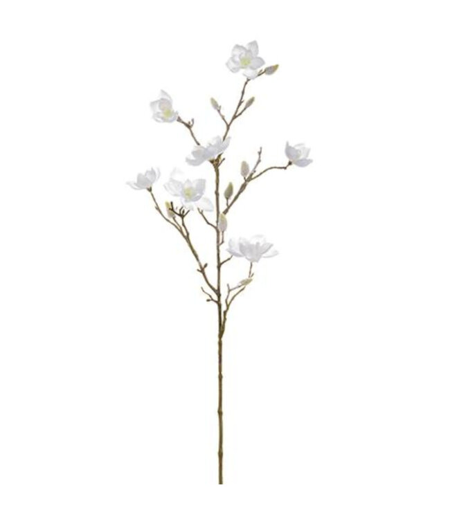 Branche de mini magnolia crème 32 po