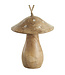 Ornement champignon en bois 5 po