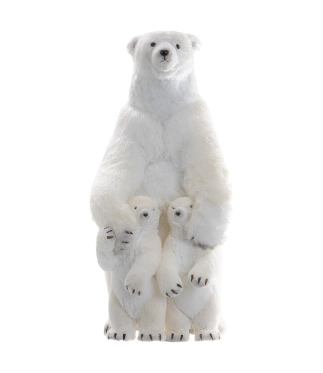 Famille d'ours polaire 39 po