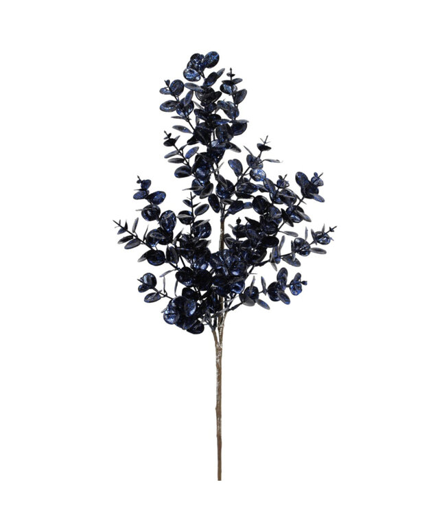 Tige de Feuilles Métallique Bleu