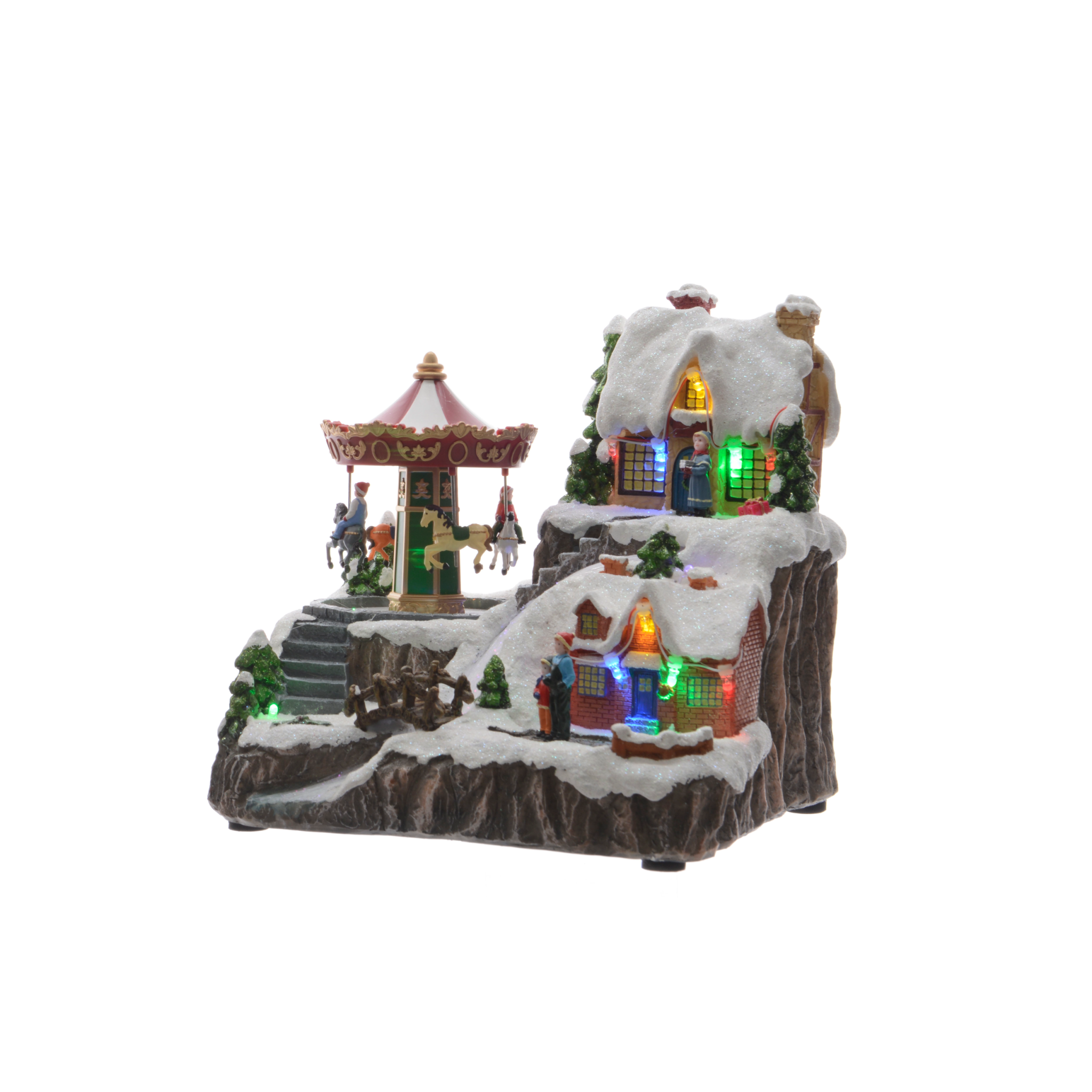 Village de Noël | Décorations Animées et Chaleureuses