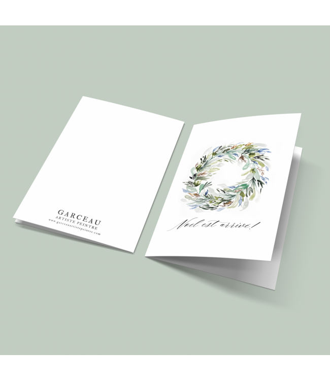 Carte de souhait - Noël est arrivé