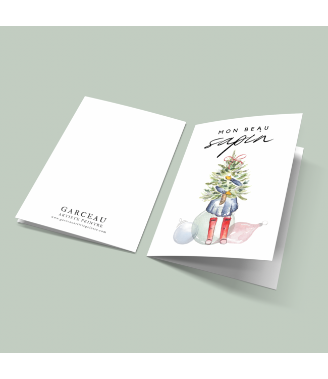 Carte de souhait - Mon beau sapin