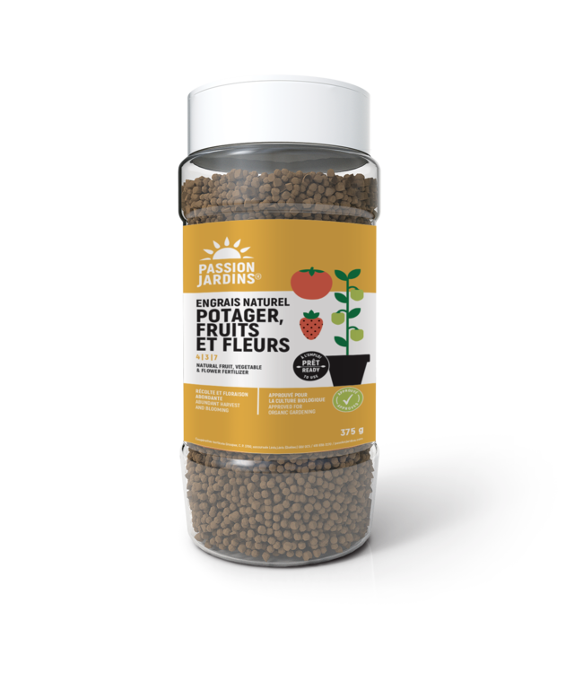 Passion Jardins Engrais naturel Potager, Fruits et Fleurs | Récoltes Abondantes & Saines