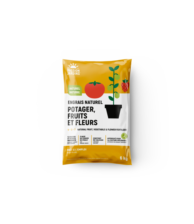 Engrais naturel Potager, Fruits et Fleurs | Récoltes Abondantes & Saines