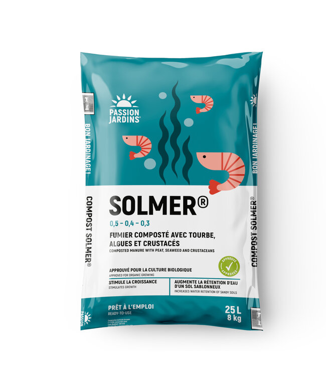 Compost Solmer - Le boost naturel pour un sol vivant (25 L)