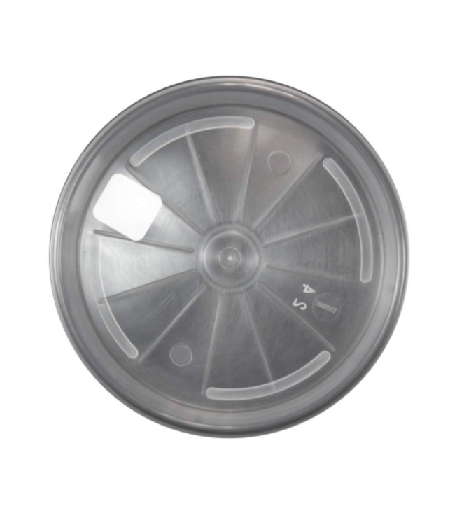 Soucoupe transparente rigide