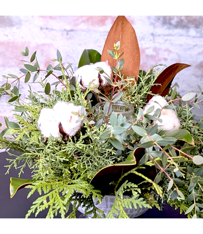 Petit centre de table de coton