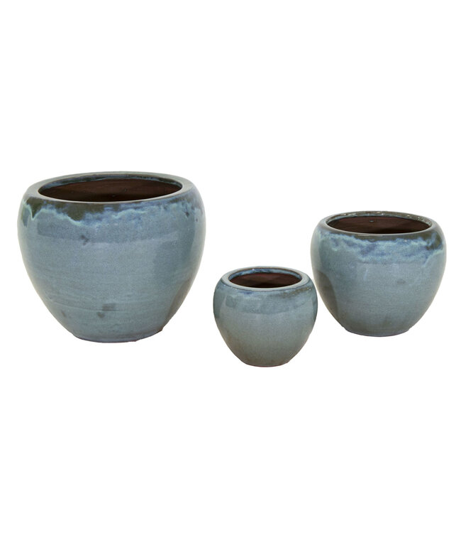 Cache-pot Grace vert mousse