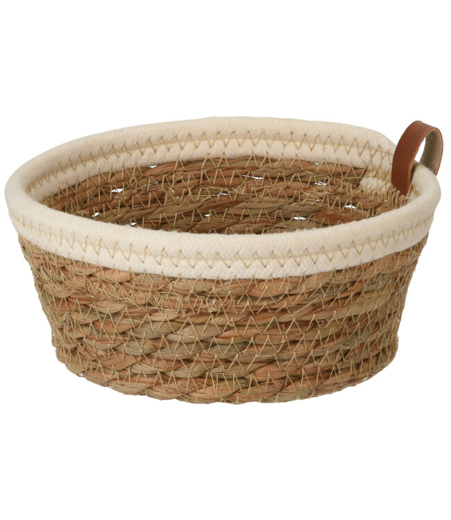 Panier rond | Élégance naturelle et polyvalence