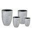 Pot Utah haut gris |  Jardinière contemporaine pour intérieur et extérieur