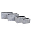 Pot Utah rectangle gris
