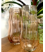 Vase pour fleurs en verre ondulé | Élégance intemporelle