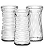 Vase en verre transparent
