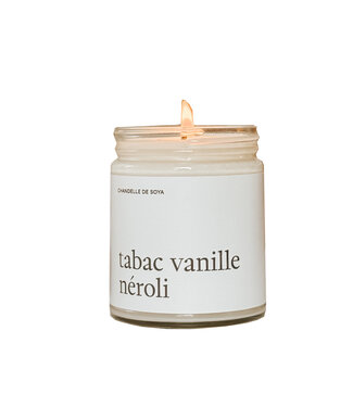 Marée Chandelles Chandelle de Soya | Tabac, Vanille et Néroli