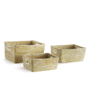 Panier de Rangement Blanchi