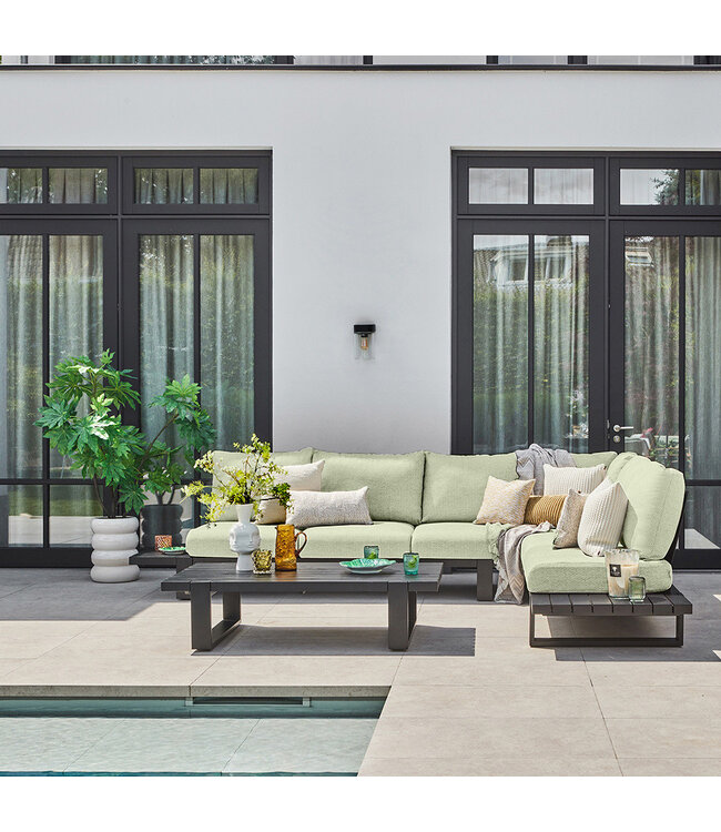 Ensemble Sectionnel Extérieur Nardo en Aluminium