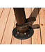 Treasure Garden Ancrage à parasol pour patio en bois
