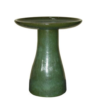 Bain d'oiseau vert 18 po