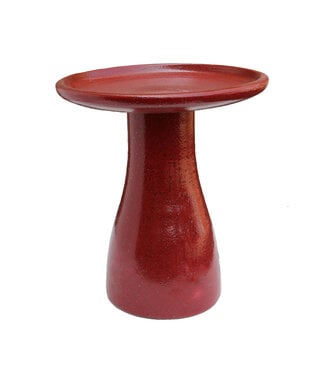 Bain d'oiseau rouge 18 po
