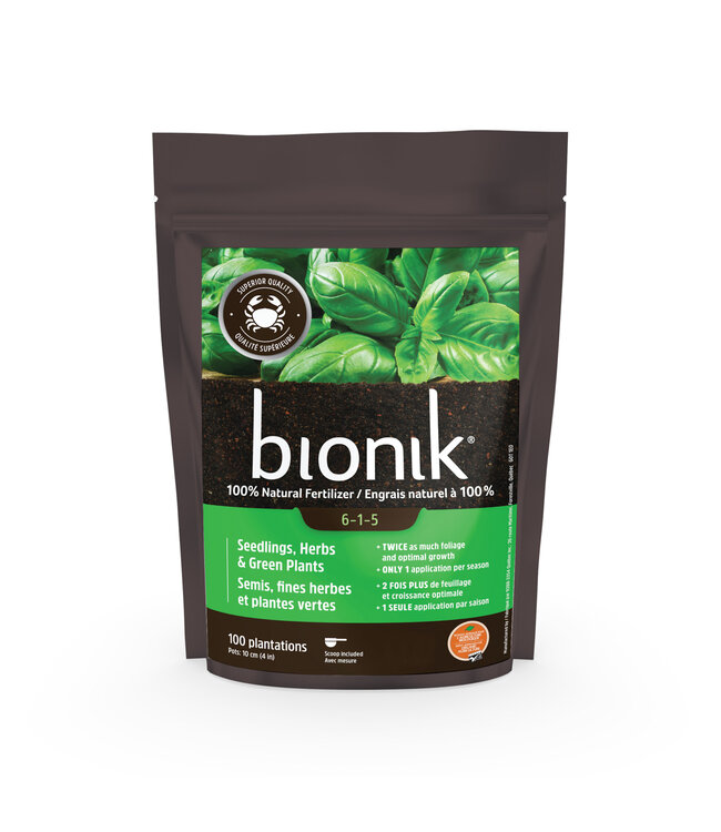 Bionik Engrais naturel semis, fines herbes et plantes vertes