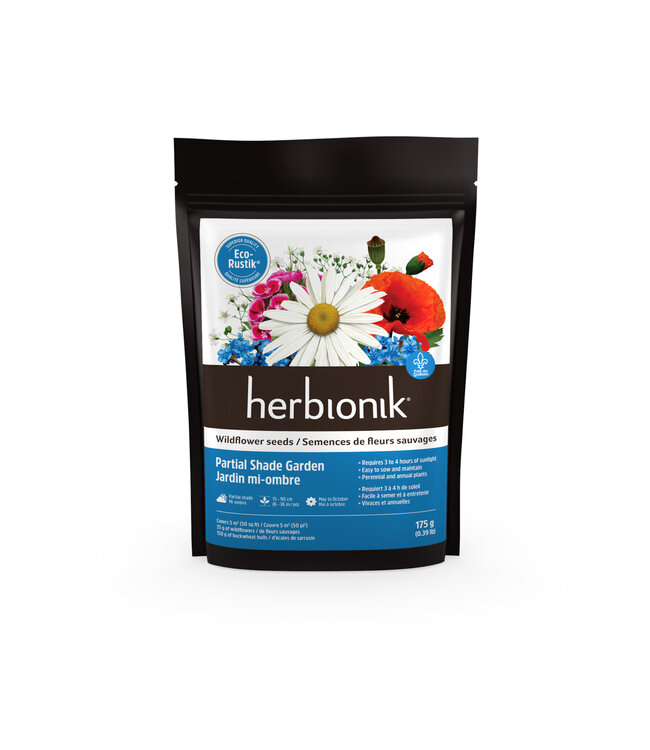 Semences Herbionik Eco-Rustik Jardin mi-ombre 175 g