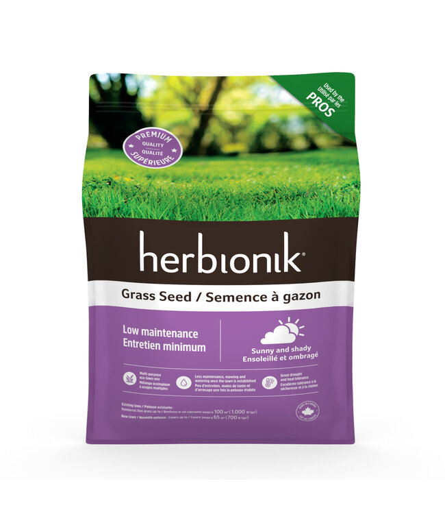 Herbionik Semences Herbionik entretien minimum | Pelouse Dense, Entretien Réduit