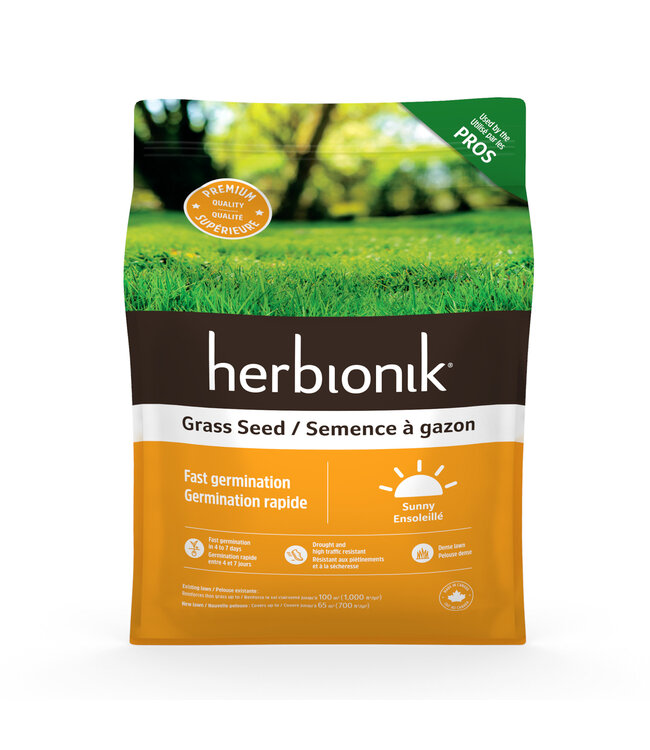 Herbionik Semences Herbionik germination rapide | Gazon dense et résistant en un temps record