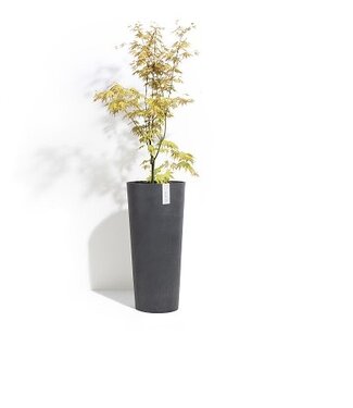 Ecopots Pot Amsterdam mi-haut gris foncé