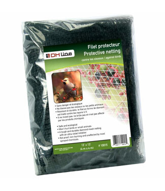 Filet protecteur pour oiseaux 13 x 13 pi