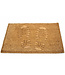 Tapis de coco empreinte de semelles