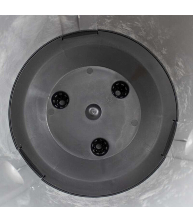 Pot Frida gris béton 10 po | Gris béton design éco‑durable