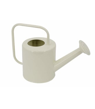 Arrosoir en métal crème