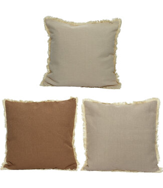 Coussin décoratif carré uni