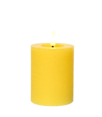 Bougie de cire LED jaune