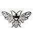 Abeille murale solaire 13,5 po | Lumière d'ambiance inspirante