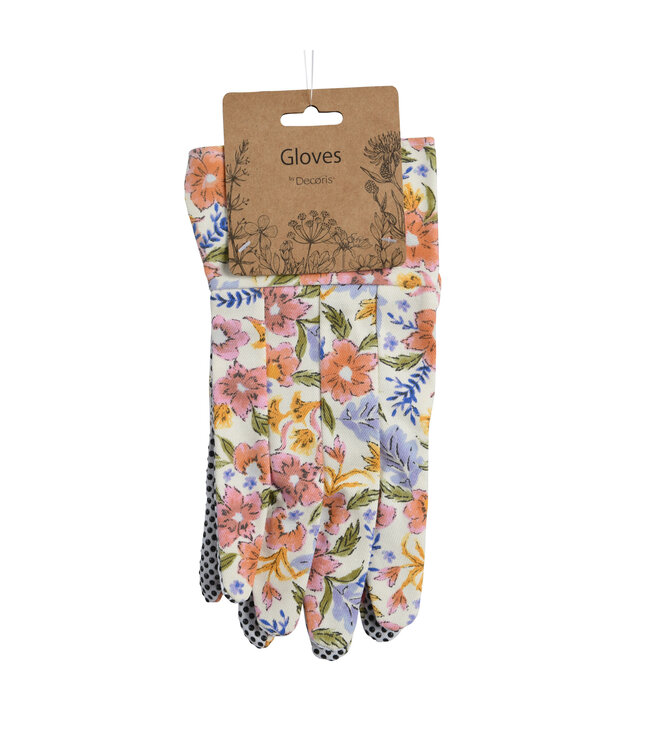 Gants de jardinage floral terracotta | Style et protection