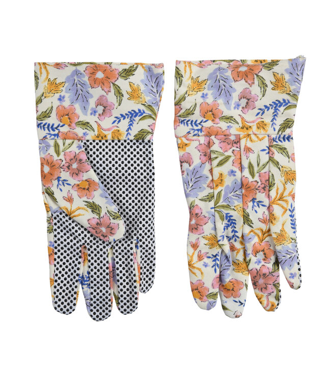 Gants de jardinage floral terracotta | Style et protection