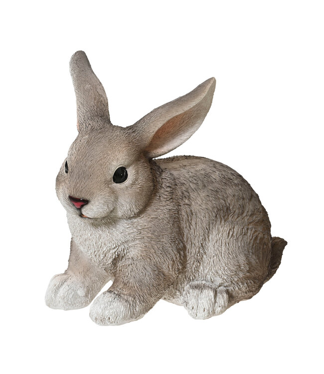 Figurine lapin gris | Douce décoration pour la maison