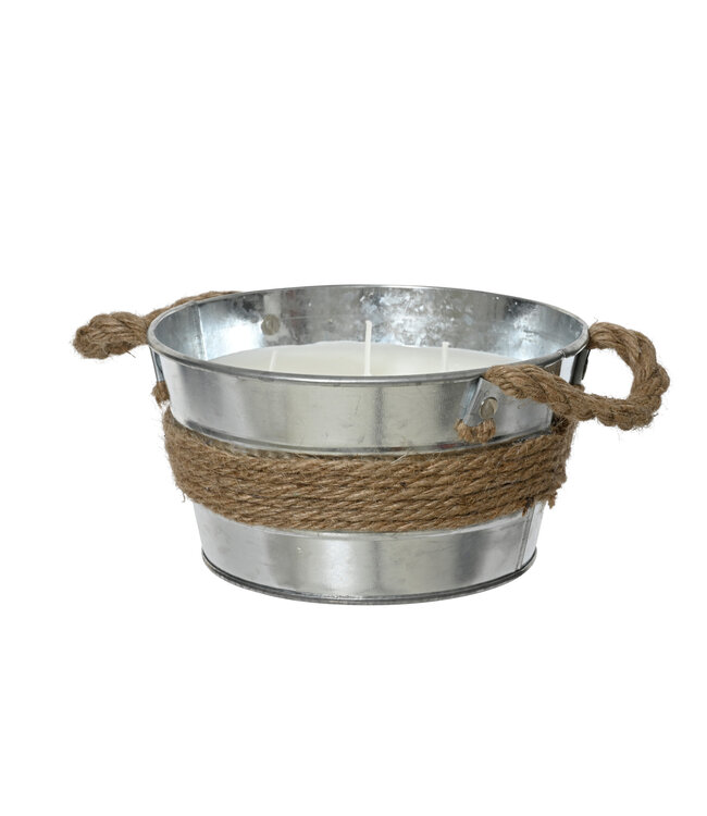 Chandelle citronnelle 7 po | Ambiance estivale et protection naturelle